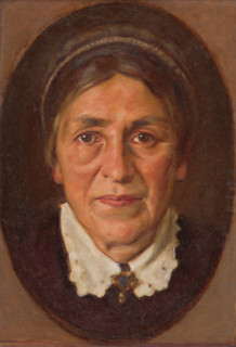 Portrait of Elena Marótha Soltésová, around 1925.
