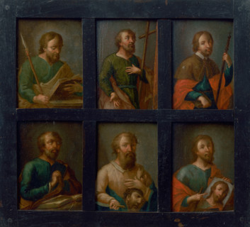 The Twelve Apostles - I, 1750-1760. Saints with their attributes.