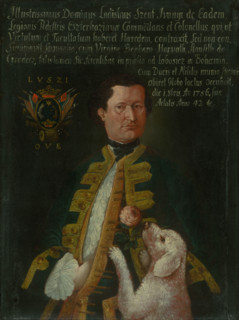 Portrait of a Ladislav Szent Iványi from Svätý Ján, before 1756.