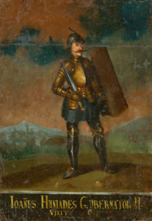 John Hunyadi, 18th century. Inscription - Iannes Huniades....Gujbernator II.