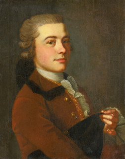 Portrait of an actor in the Berlin Opera, 1750-1770.