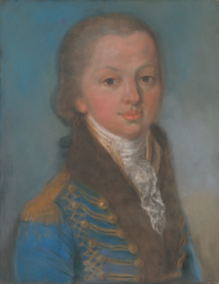 Portrait of Baron Joseph Mednyánszky at Young Age, 1800-1810.