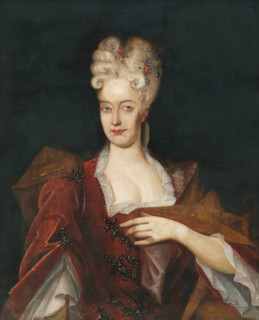 Portrait of Charlotte Amalia of Hesse-Wanfried, wife of Franz II. Rákoczi, 1700-1750. Princess