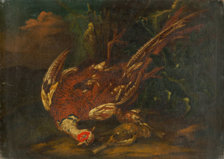 Still Life with Guinea Fowl, 1730-1750.