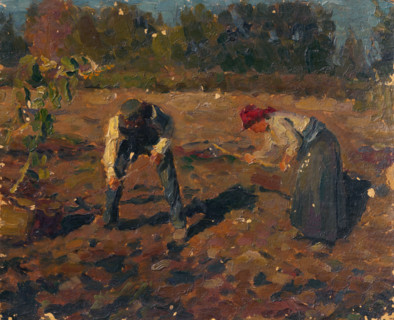 Potato Digging, around 1935.