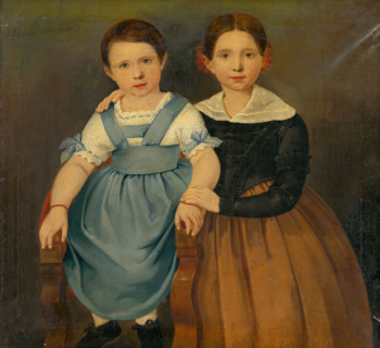 Double portrait of girls, 1844.