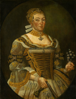 Portrait of a Zemianka, around  1750.
