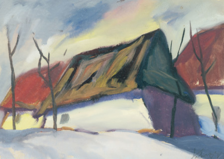 Village scene, c1930.