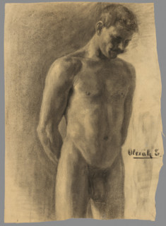 Study of a male nude, 1910-1920.