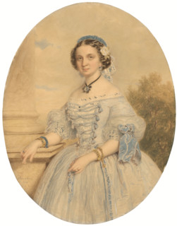 Portrait of a lady, 1860.