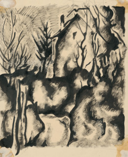 House in the garden, 1924-1928.