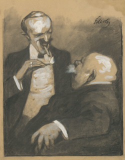 Smoking men, 1893-1898.