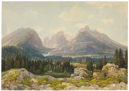 View of the Tatras, 1861/1863.