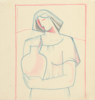Girl with a jug, 1932-1936.