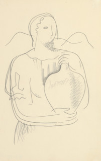 Woman with a jug, 1936-1937.