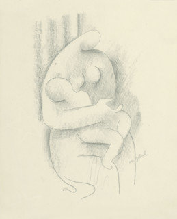 Mother with child, 1932-1934.