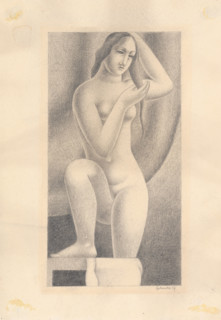 After the bath, 1927.