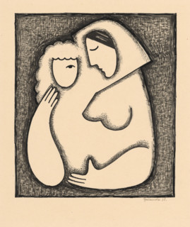 Girl's head, 1938.