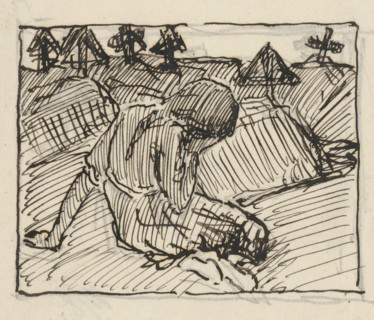 In the cemetery, 1914-1918.