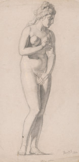 Study of a woman, 1883.