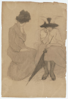 Seated Woman, around 1900-1910.