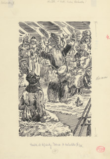 12.- Kutti, Kutui, Kutuchta, 1953. Additional Info: Illustration for the novel by J.Niznansky The