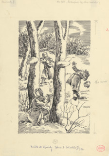 11.- Levaneyev was Shot Without Lead, 1953. Additional Info: Illustration for the novel by J