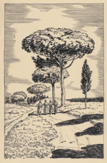 Soteris, 1920-1930. Additional Info: Illustration for the novel Soteris about the persecution of