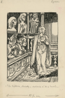 These Gods, Elves and Grandfathers are Just Stone, 1928. Additional Info: Illustration for the