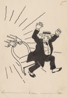 Satirical Drawing V. Drawing for a Humorous Magazine, around 1940. Additional Info: Kaleidoscope -