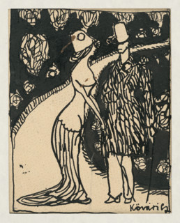 Fashionable sketch II., 1908-1912.