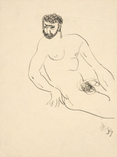 Seated Man, 1934.