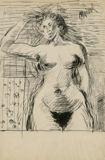 Female nude, 1930-1939.