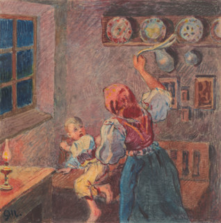 6.- Beating, 1932. Additional Info: Illustrations for the book - August Horislav skultéty. Speeches