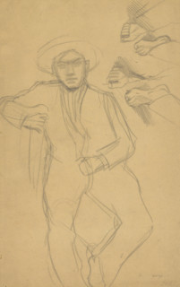 Study of a young man, 1919.