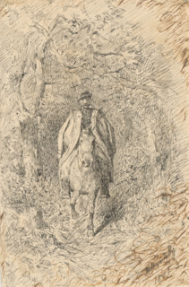 Juhasz on horseback, 1887.