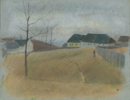 At the end of the village, 1875/1885.