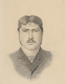 Bachelor's head, 1880-1910.