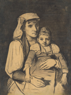 Mother with child, 1885.