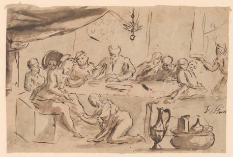Banquet in Bethany, 1701/1800.