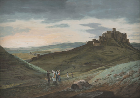 Landscape with Spis Castle, 1805-1810.