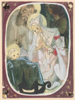 The birth of Jesus, 1940-1944.