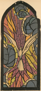 Design for a glass window III., 1940-1944.