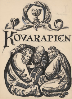 Cover design (Kovarapien), 1940/1944.