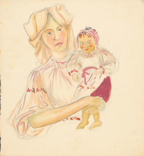Mother with child, 1940/1944.