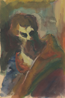 Man's head , 1940/1944.