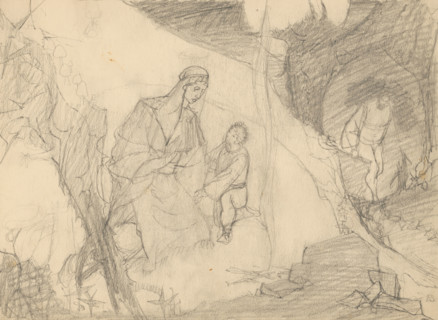 Illustration (Escape to Egypt?), 1940/1944.