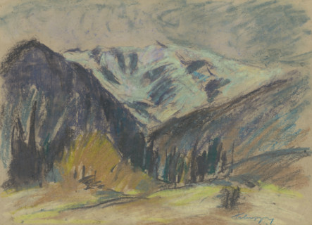 Autumn mountainous landscape, 1930-1935.
