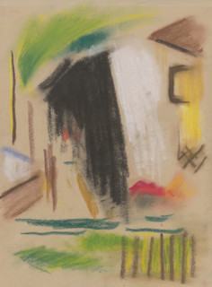 Little house with a fence, 1931-1932.