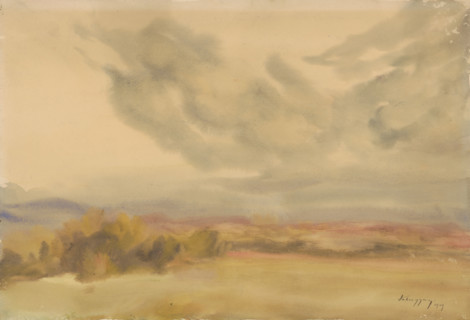 Clouds over the plain, 1929.